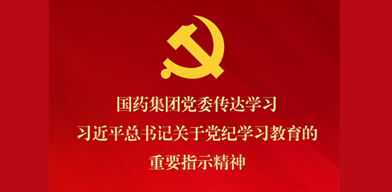 国药集团党委传达学习习近平总书记关于党纪学习教育的重要指示精神 部署抓好党纪学习教育常态化长效化建设